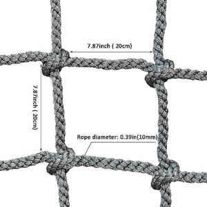 EkiDaz HXRW Rope Net Climbing Net for Kids Climbing Cargo Net Indoor and Outdoor Protective Safety Net Playground Sets for Backyards (Size : 2 * 4m(6.6 * 12.12ft))