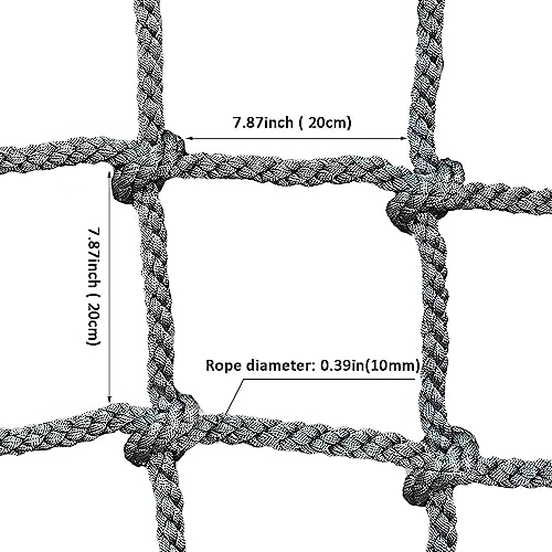 EkiDaz HXRW Rope Net Climbing Net for Kids Climbing Cargo Net Indoor and Outdoor Protective Safety Net Playground Sets for Backyards (Size : 2 * 4m(6.6 * 12.12ft))