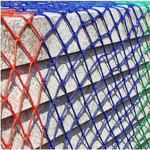 ekidaz hxrw rope net outdoor climbing frame net for kids climbing cargo net colorful decorative protective netting rope ladder net playground sets for backyards (size : 3 * 5m(9.9 * 15.15ft))