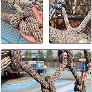 EkiDaz HXRW Rope Net Climbing Net for Kids Climbing Cargo Netting Outdoor Playing Rope Ladder Net Treehouse Net Playground Sets for Backyards (Size : 2 * 3m(6.6 * 9.9ft))