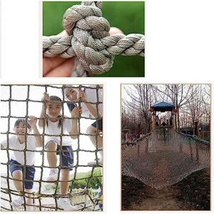 EkiDaz HXRW Rope Net Climbing Net for Kids Climbing Cargo Netting Outdoor Playing Rope Ladder Net Treehouse Net Playground Sets for Backyards (Size : 2 * 3m(6.6 * 9.9ft))