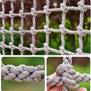 EkiDaz HXRW Rope Net Climbing Net for Kids Indoor and Outdoor Playing Garden Climbing Cargo Net Durable Protective Safety Net Playground Sets for Backyards (Size : 4 * 6m(12.12 * 18.18ft))