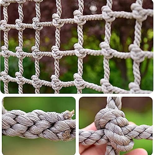 EkiDaz HXRW Rope Net Climbing Net for Kids Indoor and Outdoor Playing Garden Climbing Cargo Net Durable Protective Safety Net Playground Sets for Backyards (Size : 4 * 6m(12.12 * 18.18ft))