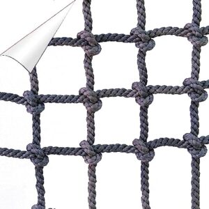 ekidaz hxrw rope net climbing net for kids cargo net obstacle climbing net protective safety net rope net playground sets for backyards (size : 3 * 5m(9.9 * 15.15ft))