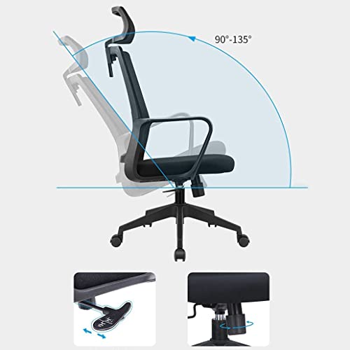 Office Chair Computer Chair Task Chair Office Recliner Gaming Chair Mesh High Back Computer Desk Chair Executive Task Swivel Chair Ergonomic Chair Desk Chair Work Chair