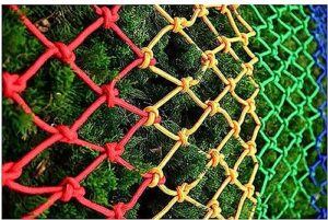 ekidaz hxrw rope net colorful climbing net for kids outdoor indoor climbing rope ladder net decorative net playground sets for backyards (size : 2 * 4m(6.6 * 12.12ft))