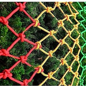 EkiDaz HXRW Rope Net Colorful Climbing Net for Kids Outdoor Indoor Climbing Rope Ladder Net Decorative Net Playground Sets for Backyards (Size : 2 * 4m(6.6 * 12.12ft))
