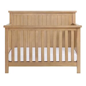 Oxford Baby Everlee 4-in-1 Convertible Crib, Honey Wood