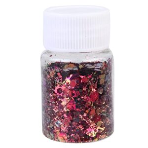 villcase 1 set nail glitter flakes nail tech accessories cosmetic body glitter materiales para uñas face glitter makeup body filler diy material jewelry accessories epoxy material bag chip