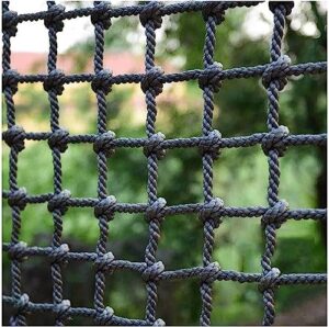 ekidaz hxrw rope net climbing net for kids protective safety net portable rope net for outdoor treehouse playground playground sets for backyards (size : 4 * 7m(12.12 * 21.21ft))