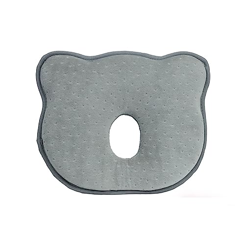 Avamake Вaby Pillow for Sleeping - Pillow with Prevent Flat Head Syndrome, for Head Neck Support Soft and Comfortable, Вaby Head Pillow, Includes Pillowcase and Nursing Pillow (Grey)