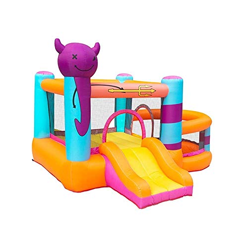 Inflatable Castle Inflatable Bouncy Castle,Large Inflatable Castle Children's Indoor Outdoor Playground for Kids