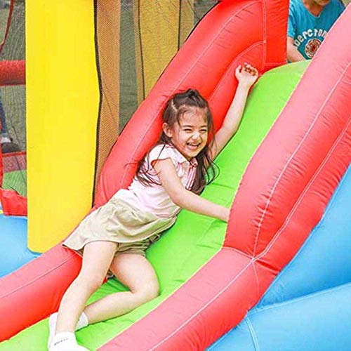 Inflatable Castle for Children, Outdoor Trampoline Children S Slide Children S Fitness Equipment Indoor Sports Playground Best Gift for Your Child Colors