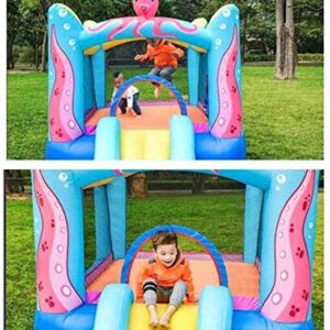 Baby Toys Bouncy Castles, Children's Inflatable Castle, Kid Slide Toys, Children's Playground Inflatable Trampoline, for Indoor and Outdoor