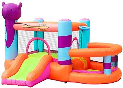 for Kids Kids Bouncy Castle Inflatable Bouncy Castle,Large Inflatable Castle Children's Indoor Outdoor Playground Inflatable Bouncer Summer Gift