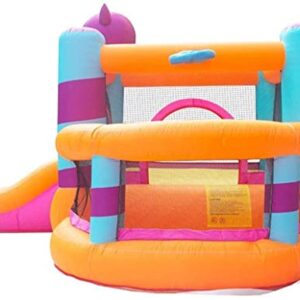 for Kids Kids Bouncy Castle Inflatable Bouncy Castle,Large Inflatable Castle Children's Indoor Outdoor Playground Inflatable Bouncer Summer Gift
