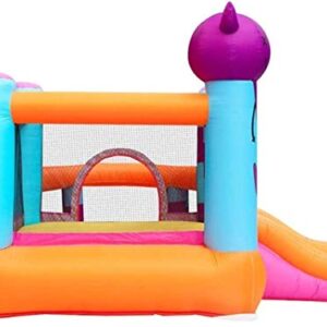 for Kids Kids Bouncy Castle Inflatable Bouncy Castle,Large Inflatable Castle Children's Indoor Outdoor Playground Inflatable Bouncer Summer Gift