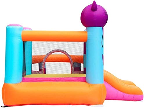 for Kids Kids Bouncy Castle Inflatable Bouncy Castle,Large Inflatable Castle Children's Indoor Outdoor Playground Inflatable Bouncer Summer Gift