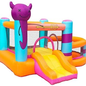 for Kids Kids Bouncy Castle Inflatable Bouncy Castle,Large Inflatable Castle Children's Indoor Outdoor Playground Inflatable Bouncer Summer Gift