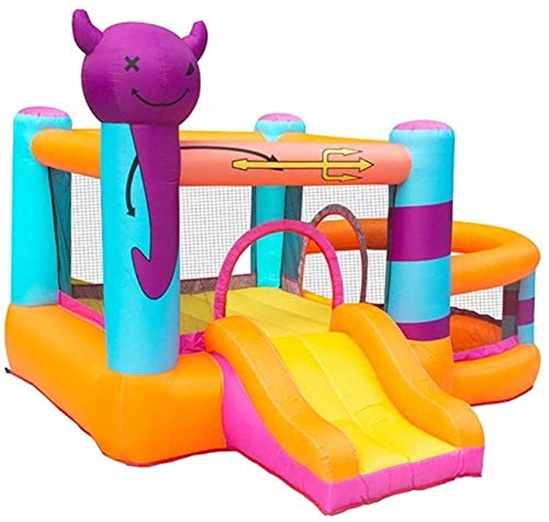 for Kids Kids Bouncy Castle Inflatable Bouncy Castle,Large Inflatable Castle Children's Indoor Outdoor Playground Inflatable Bouncer Summer Gift