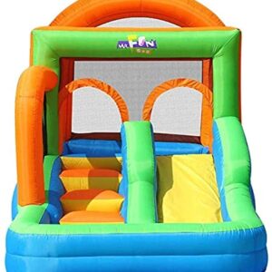 Inflatable Castle and Slide, Indoor Children S Slide Family Outdoor Children S Playground Multifunctional Inflatable Jumping Bed Colors 396 213 244Cm