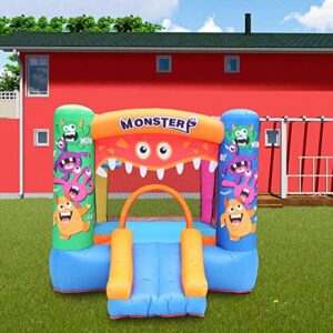 Inflatable Bouncy Castle, Children's Inflatable Castle, Small Indoor and Outdoor Trampoline, Environmental Protection, Oxford Cloth Fabric, Water Inflatable Children's Playground