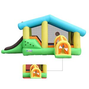 Inflatables Bouncy Castles Inflatable Castle Children's Toy Playground Children's Slides Large Outdoor Bouncing Bed Home Castle Toys