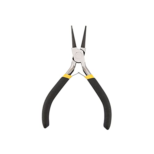 SOBOUR Pliers, Style Portable Durable Carbon Steel Forging Jewellery Pliers Light Weight Making Beading Mini Pliers Tool Round Flat Long Nose