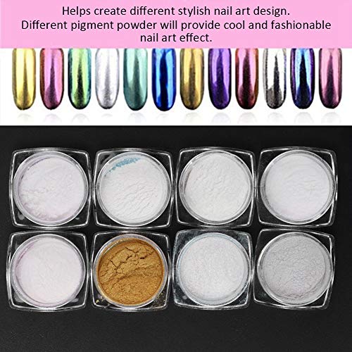 Generic Nail Art Pigment Decoration Powder Set - Chameleon Glitter Mirror Powder