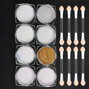 Generic Nail Art Pigment Decoration Powder Set - Chameleon Glitter Mirror Powder