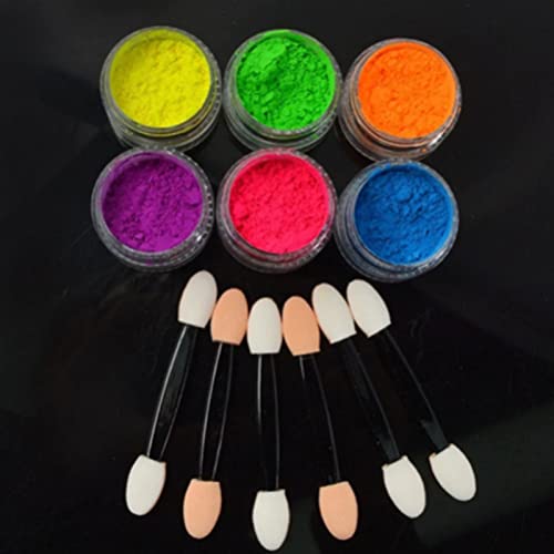 Pigment Body Powder Color Glow Powder Fluorescent Glitter Pearl High Gloss Nail Powder Powder Nail Pigment For Body And Craft The Bride Makeup