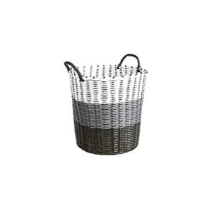 tbgfpo extra large woven cotton rope storage basket blanket storage baskets, laundry and toy storage, nursery hamper - (color : d)