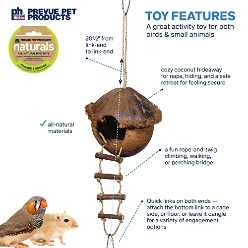 Prevue Pet Products Naturals Island Hideaway Bird & Small Animal Toy 62814