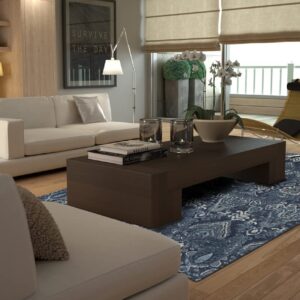 Dalyn Rugs Geneva GV315 Area Rug, 7'10" by 10'7", Navy