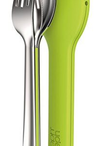 Joseph Joseph GoEat Compact Stainless-Steel Cutlery Set, Green