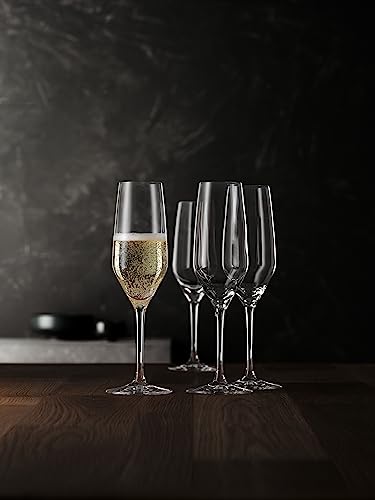 Spiegelau Style Sparkling Wine Glasses (Set of 4), Clear