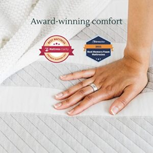 Leesa Original Foam 10" Mattress, Twin Size, Cooling Foam and Memory Foam / CertiPUR-US Certified / 100-Night Trial ,Grey