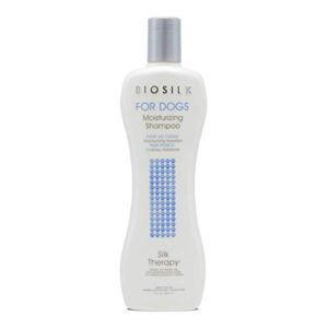 biosilk for dogs silk therapy moisturizing shampoo | best moisturizing shampoo for all dogs and dogs with dry, itchy, or sensitive skin | 12 oz dog shampoo