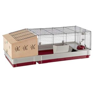 Krolik Extra-Large Rabbit Cage w/ Wood Hutch Extension Rabbit Cage Includes All Accessories and Measures 55.9L x 23.62W x 19.68H and Includes ALL Accessories