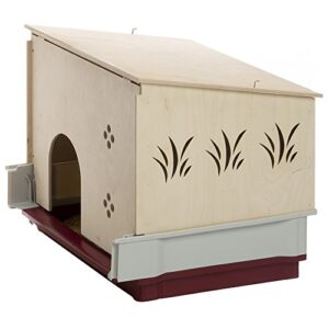 Krolik Extra-Large Rabbit Cage w/ Wood Hutch Extension Rabbit Cage Includes All Accessories and Measures 55.9L x 23.62W x 19.68H and Includes ALL Accessories