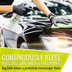 BugSlide 16 Oz Shop Kit with Microfiber Towel - Bug Remover and Automotive Polish - Multisurface Cleaning and Car Detailing Solution that Shines and Degreases without Scratching