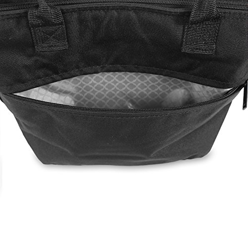 J World New York Lola Tote Bag Insulated Lunch-Box for Women, Black, One Size