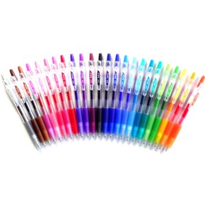 Pilot Juice Gel Ink Ballpoint Pen, 0.7 mm, 24 Color Set(Japan Import) [Komainu-Dou Original Package]