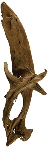 Galápagos (05285) Sinkable Driftwood Bed, Natural, Medium/11-13"