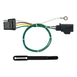 curt 56293 vehicle-side custom 4-pin trailer wiring harness, fits select land rover range rover, sport