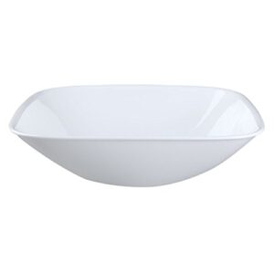 corelle coordinates square pure white 1.5 quart serving bowl (set of 4)