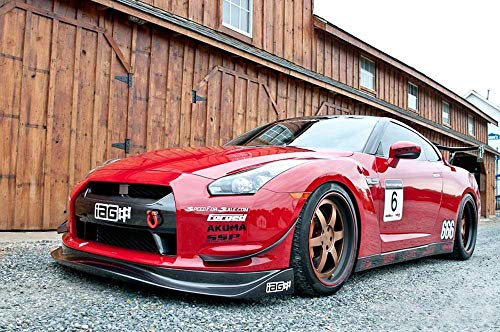 iJDMTOY Red Track Racing Style Tow Hook Ring Compatible with Nissan 370Z GT-R Juke Infiniti G37 Q50 Q60 QX60 QX70 etc, Made of Lightweight Aluminum