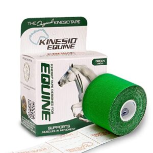 kinesio equine tape - tex gold fp horse tape  -tape made specifically for horses  - 2”x 16’ rolls - green