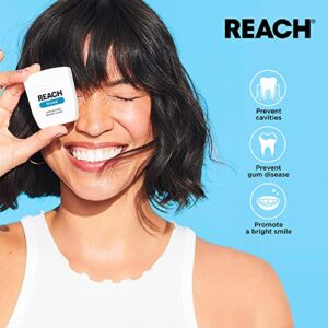 Reach Waxed Dental Floss for Plaque and Food Removal, Refreshing Mint Flavor, 200 Yards, 1 Count