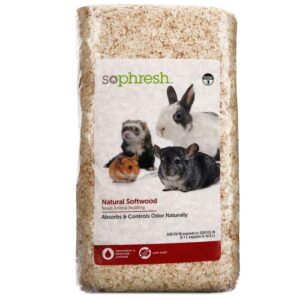 so phresh natural softwood small animal bedding, 8.1 liters